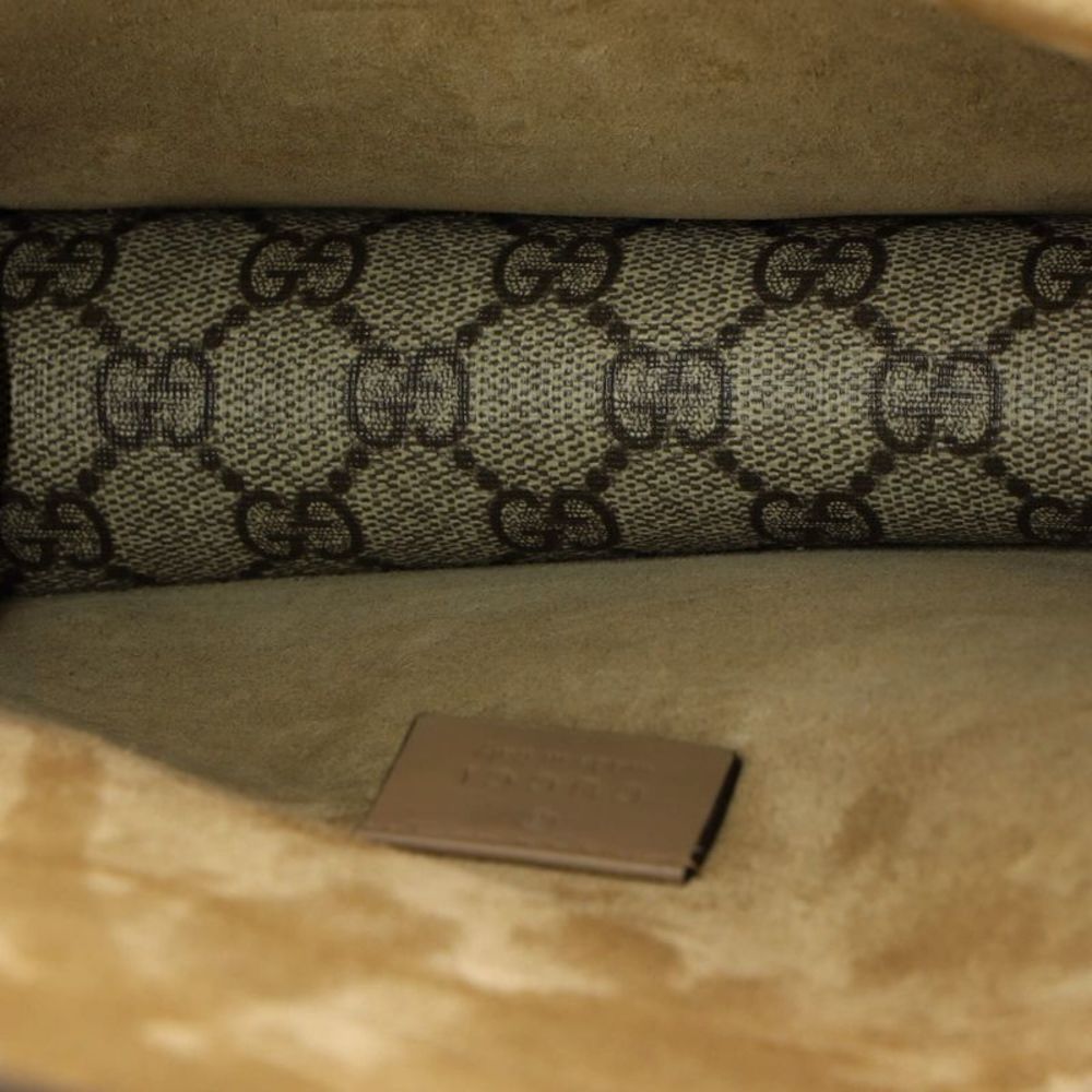 Gucci Dionysus Bag GG Coated Canvas Mini Brown - Picture 6 of 8